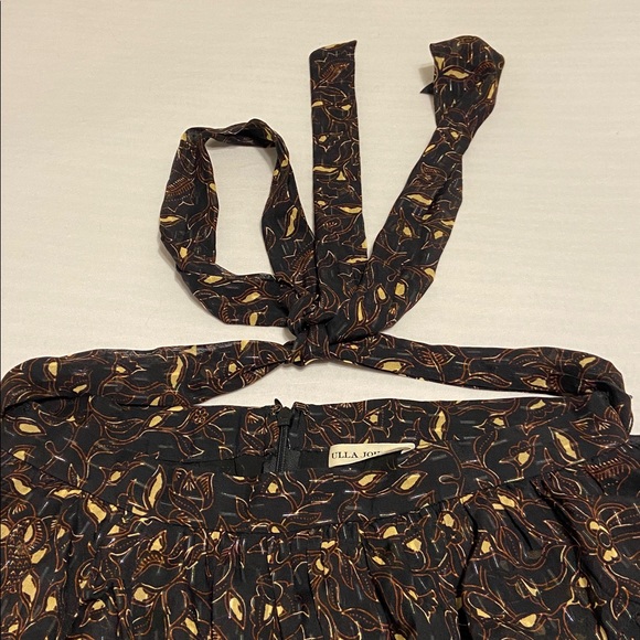 Ulla Johnson Zea Ruffle Mini Skirt in a black floral print Size 8 - Picture 9 of 13